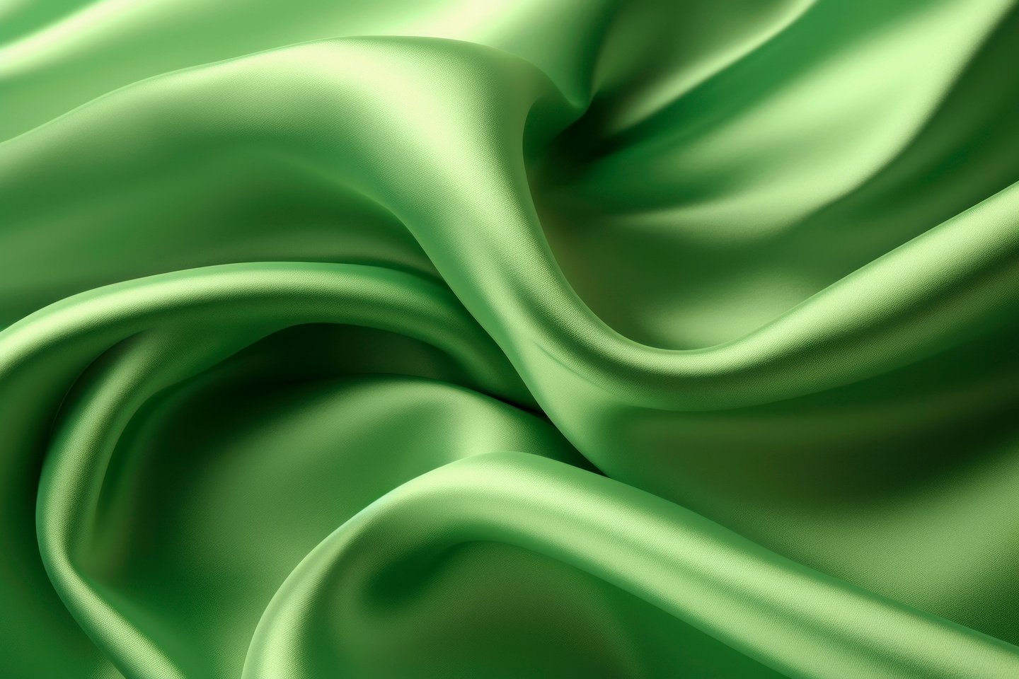 Green Silk Background